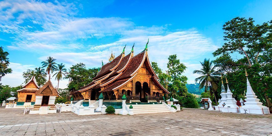 Det gylne klosteret, Wat Xieng Thong-tempelet i Laos