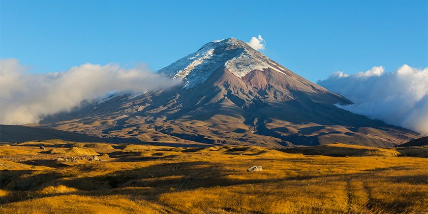 Vulkanen Cotopaxi i Ecuador